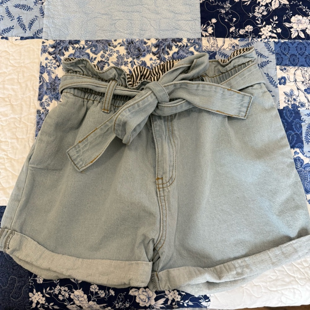 Wishlist Light Blue Denim Women Shorts